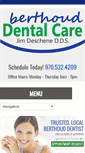 Mobile Screenshot of berthouddentalcare.com